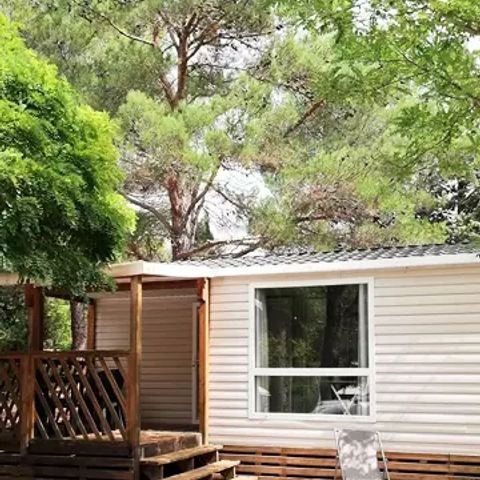 Stacaravan 4 personen - Stacaravan Grand Confort 3 Kamers 4 Personen Airconditioning + TV