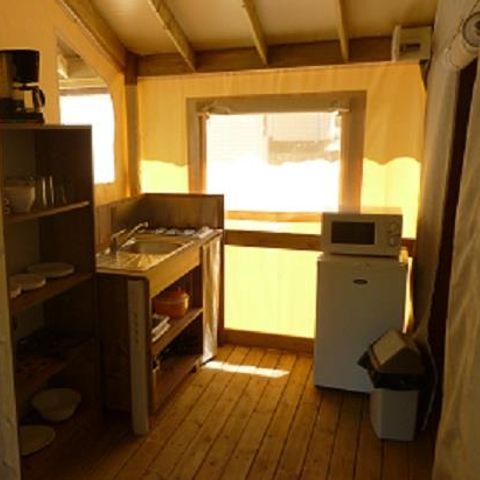 Lodge 5 personen - Cabane Lodge SAHARI Confort 25m² - 2 kamers
