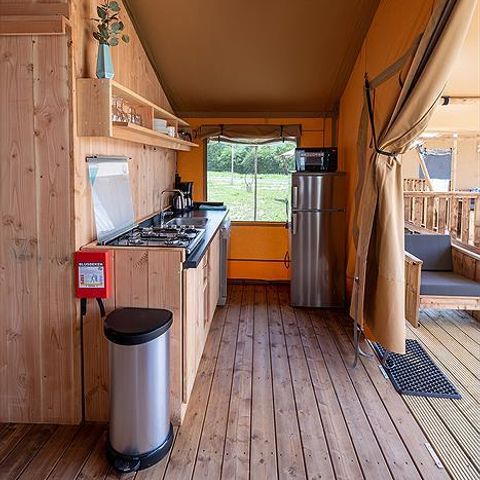 Tent van canvas en hout 7 personen - SunLodge Taiga&Kambi