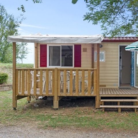 Stacaravan 4 personen - Klassiek | 2 Slaapkamers | 4 Pers. | Verhoogd terras | Airconditioning.