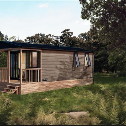 UNIEKE ACCOMMODATIE 4 personen - Stacaravan Cottage Premium 2 Slaapkamers - Airconditioning - Afwasmachine