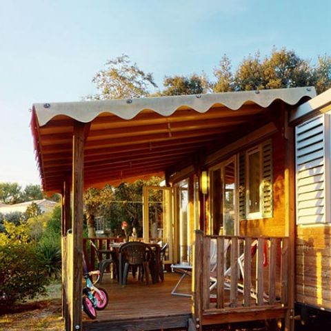 Stacaravan 6 personen - Cottage Confort 3 slaapkamers + Airconditioning + Afwasmachine