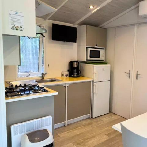 Stacaravan 4 personen - Gezellige stacaravan 3 kamers 4 personen Airconditioning + TV