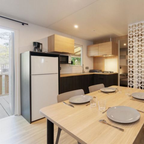Stacaravan 6 personen - Confort+ - 3 slaapkamers