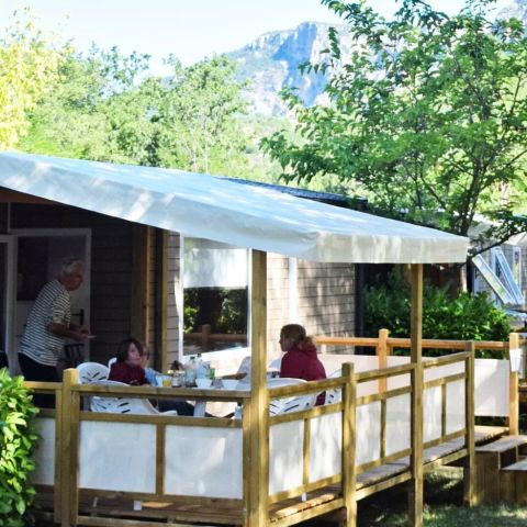 Stacaravan 6 personen - Stacaravan Montana Confort 3 Kamers 4/6 Personen Airconditioning + TV