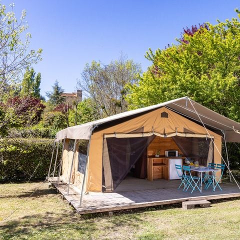 Tent 5 personen - Ciela Nature Lodge - 2 slaapkamers - Keuken - Badkamer