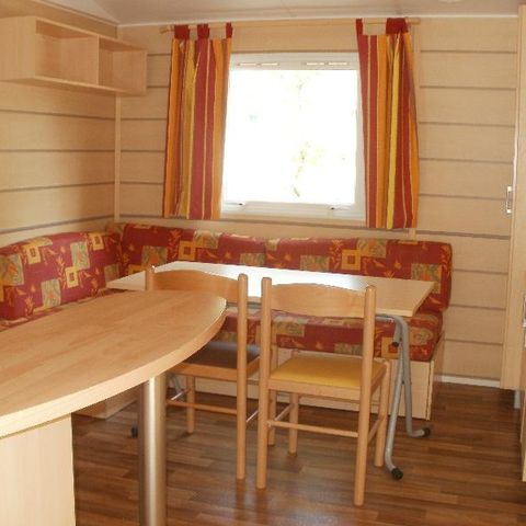 Stacaravan 6 personen - Comfort 30m² (3 kamers) + 10m² overdekt terras