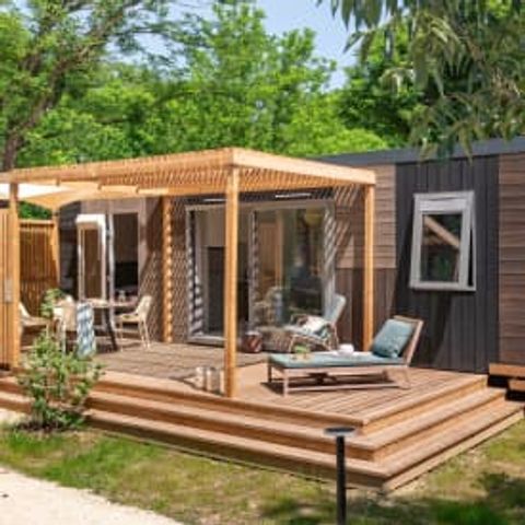 Stacaravan 4 personen - Vakantiehuis Lévézou 4p 2bed 2bad Premium airconditioning
