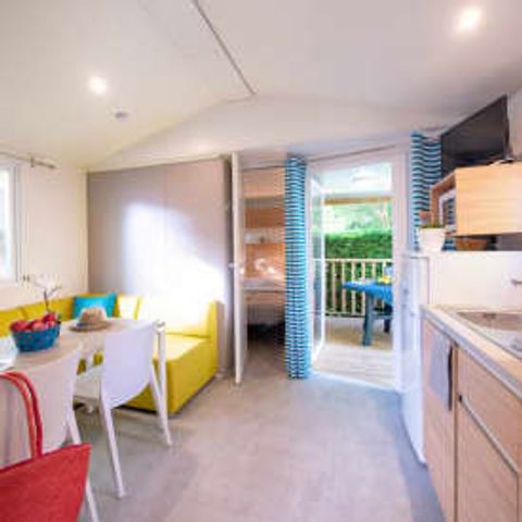 Stacaravan 4 personen - Cottage Noisette 4p 2ch 1sdb ***