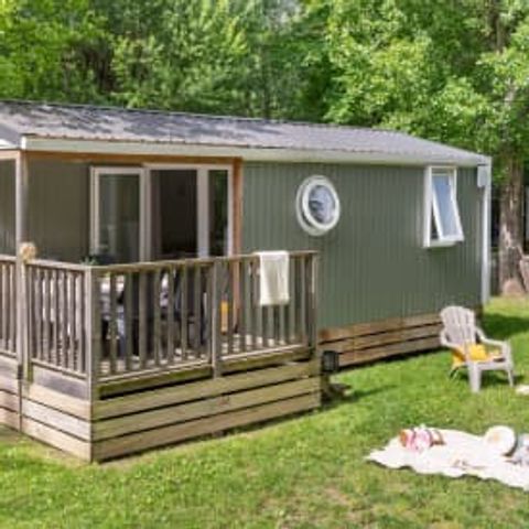 Stacaravan 4 personen - Vakantiehuis Pâquerette 4p 2ch 1sdb ***