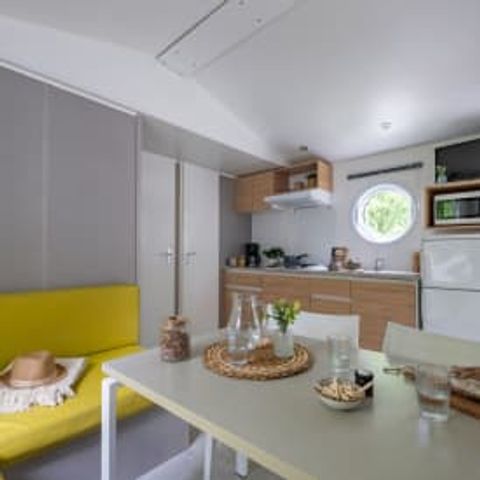 Stacaravan 4 personen - Vakantiehuis Pâquerette 4p 2ch 1sdb ***