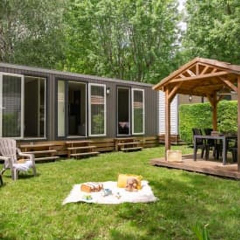 Stacaravan 4 personen - Cottage Papillon 4p 2bed 2bad **** airconditioning