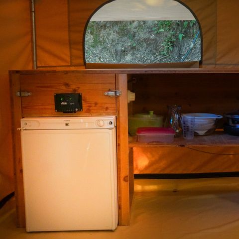 Tent 4 personen - Canadees met houtkachel