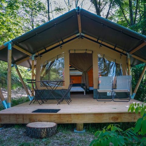 Safaritent 4 personen - Baroudeur (zonder eigen badkamer)