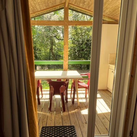 Chalet 5 personen - Zomer comfort - 2 slaapkamers - TV - PLANCHA - WIFI