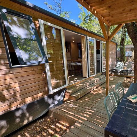 Stacaravan 6 personen - Lodge Sunêlia Luxe 3 sl.k.