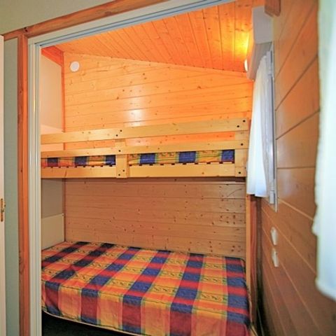 Chalet 5 personen - Zomer comfort - 2 slaapkamers - TV - PLANCHA - WIFI
