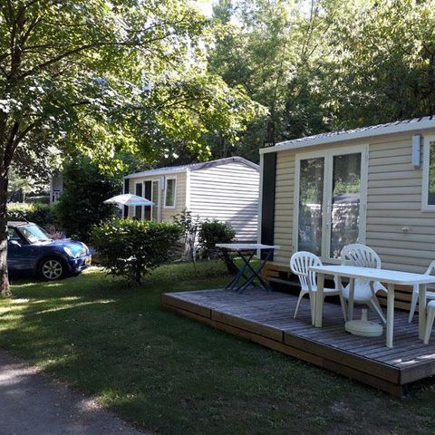 Stacaravan 3 personen - Stacaravan Classique 1 slaapkamer + Terras - 2 personen + 1 kind -10 jaar