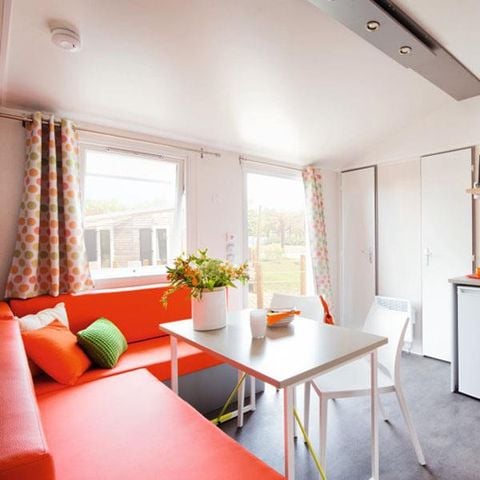 Stacaravan 5 personen - Stacaravan Classique 2 slaapkamers + Terras - Bord de Rivière