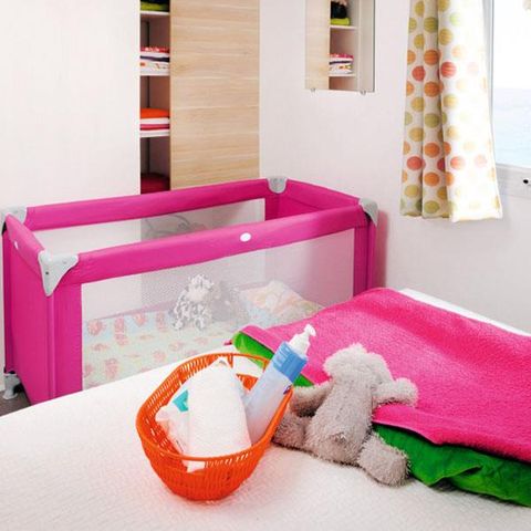 Stacaravan 5 personen - Stacaravan Classique 2 slaapkamers + Terras - Bord de Rivière