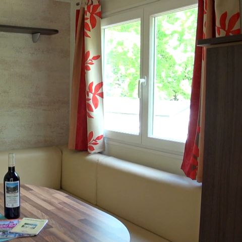 Stacaravan 4 personen - Résidence PEYRELADE Comfort 2 kamers-overdekt terras + TV