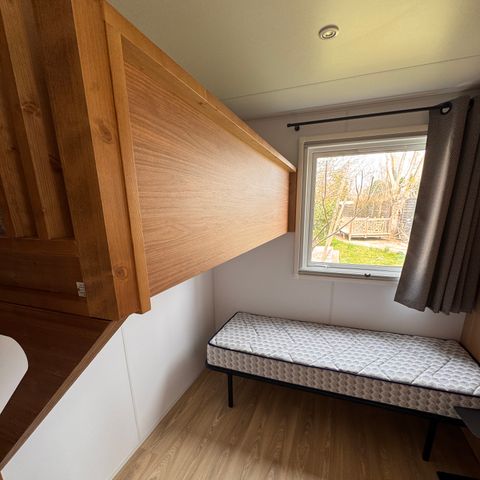 Stacaravan 4 personen - NIEUW // Résidence LOUISIANE PMR Comfort 2 slaapkamers + halfoverdekt terras + TV