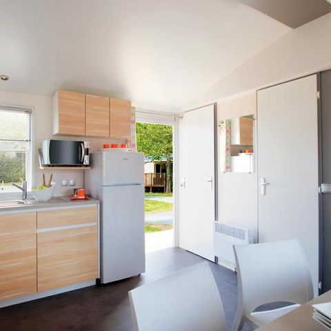 Stacaravan 6 personen - Klassieke stacaravan met 3 slaapkamers + terras