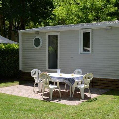 Stacaravan 6 personen - Klassieke stacaravan met 3 slaapkamers + terras