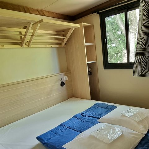 Chalet 6 personen - Comfort 35m² 3 kamers halfoverdekt terras + airconditioning