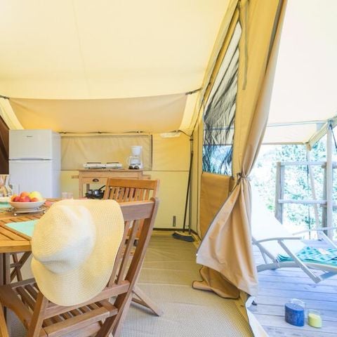 Safaritent 5 personen - Ciela Nature tent - 2 slaapkamers (zonder sanitair)