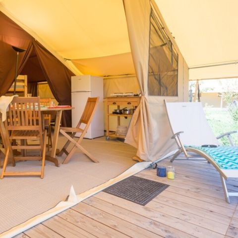 Safaritent 5 personen - Ciela Nature tent - 2 slaapkamers (zonder sanitair)