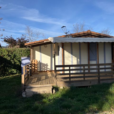 Chalet 2 personen - chalet, 1 slaapkamer, badkamer