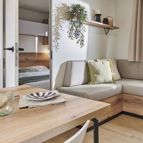 Stacaravan 6 personen - Rapidhome confort 6 pers 3 slaapkamers