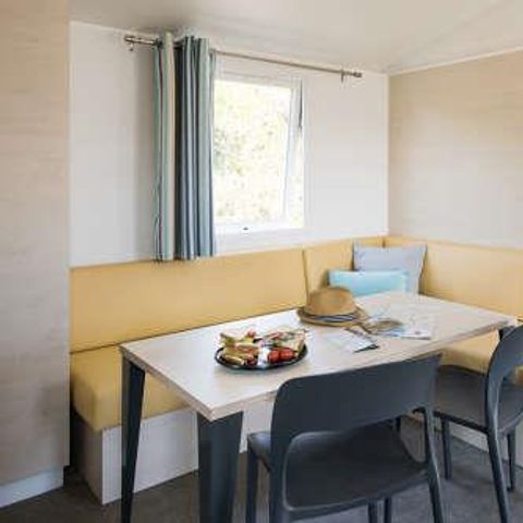 Stacaravan 6 personen - Confort Plus Airconditioning TV 31 m² - 3CH s