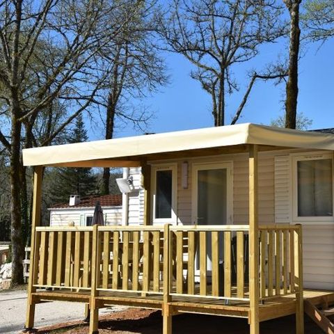 Stacaravan 2 personen - Cottage LE CAHITA - airconditioning - 1 slaapkamer - D