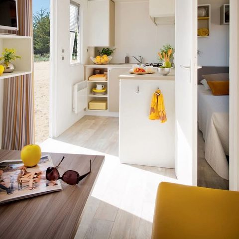 Stacaravan 2 personen - Cottage LE CAHITA - airconditioning - 1 slaapkamer - D