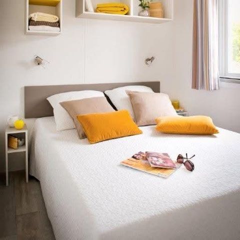 Stacaravan 2 personen - Cottage LE CAHITA - airconditioning - 1 slaapkamer - D