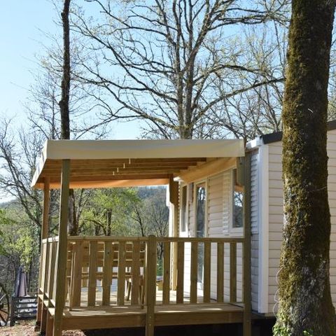 Stacaravan 2 personen - Cottage LE CAHITA - airconditioning - 1 slaapkamer - D