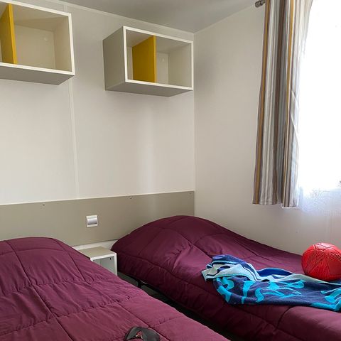 Stacaravan 4 personen - Cottage LE MERCURE - airconditioning - 2 slaapkamers - S