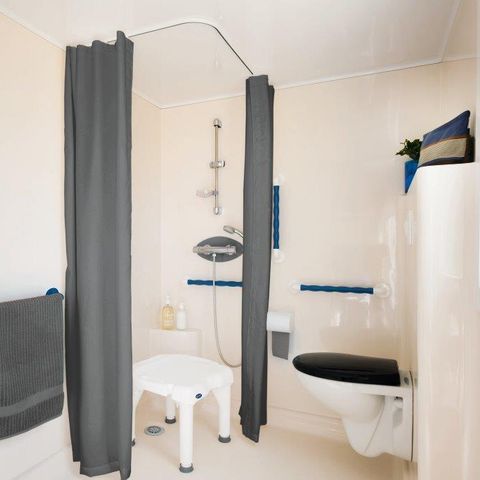 Stacaravan 4 personen - Vakantiehuis PMR L'HELIOS - airconditioning - 2 slaapkamers - S