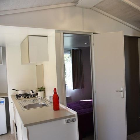 Stacaravan 8 personen - Cottage LE TWIN PRESTIGE - airconditioning - 4 slaapkamers - 2 badkamers - D