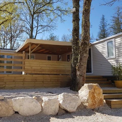 Stacaravan 8 personen - Cottage LE TWIN PRESTIGE - airconditioning - 4 slaapkamers - 2 badkamers - D