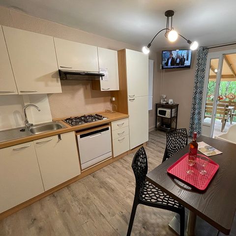 LANDHUIS 5 personen - Cottage LA GARIOTTE - 5 slaapplaatsen - 2 slaapkamers - Airconditioning - Televisie - Vaatwasser - S