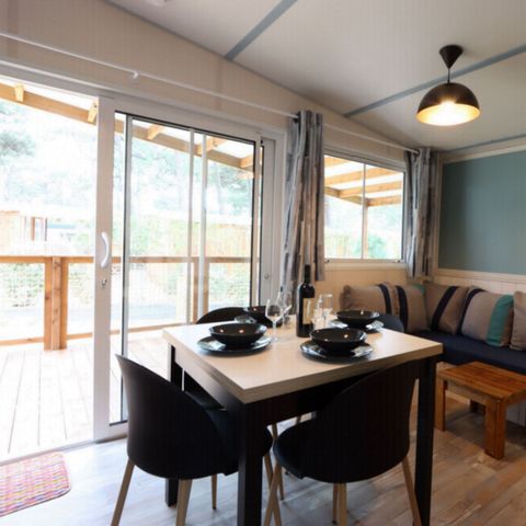 Stacaravan 6 personen - MOBIEL-HOME "VILLA" 3 sl.k. 6 pl. 2 SDE