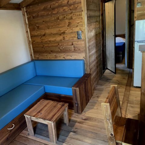 Safaritent 5 personen - TENTE LODGE "DUNE" (ext. canvas) 2 sl.k. 4/5 pl.