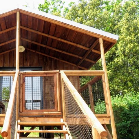 Lodge 4 personen - Lodge Feroe 20m² (1 slaapkamer) Airconditioning