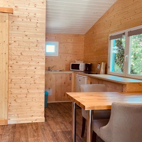 Chalet 5 personen - Chalet 35m2 (2 slaapkamers) voor 5 personen.