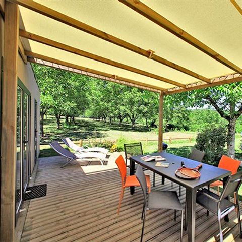 Stacaravan 4 personen - Mobile-home | Ultimate | 2 slaapkamers | 4 pers | Single terras | 2 badkamers | Airconditioning | TV