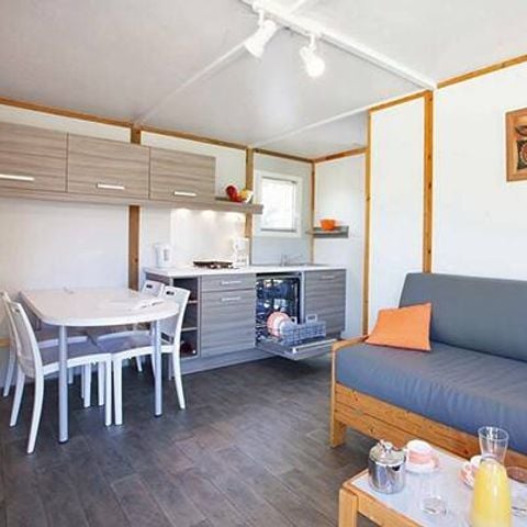 Chalet 5 personen - Chalet | Klassiek | 2 Slaapkamers | 4/5 Pers | Enig terras | 1 badkamer | Airconditioning | TV