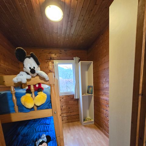 Chalet 5 personen - Chalet Eden - (2 volwassenen, 2 kinderen, 1 baby: ruimte voor babybedje)